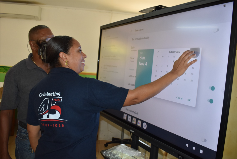 SCB Donates Digital Screen to English River Secondary School